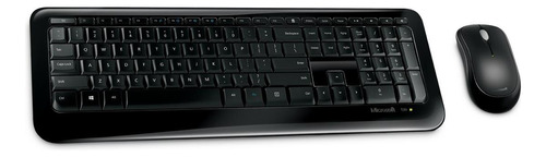 Teclado E Mouse Sem Fio Microsoft Desktop 850 Cor Preto