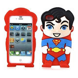 Funda Para iPhone 6 Plus Goma Silicon 3d Protector Superman