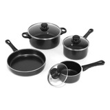 Set De Ollas 7 Piezas Bateria De Cocina Ollas Y Sartenes