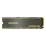 Disco Ssd Adata Legend 800 500gb M.2 Pcie Gen4x4 Nvme C Color Gris