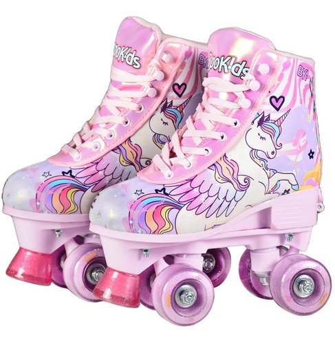 Patines Unicornio 4 Ruedas Extensibles 