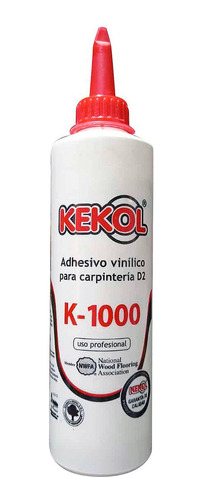 Adhesivo Vinilico Madera Kekol Cola Transparente K1000 1 Kg