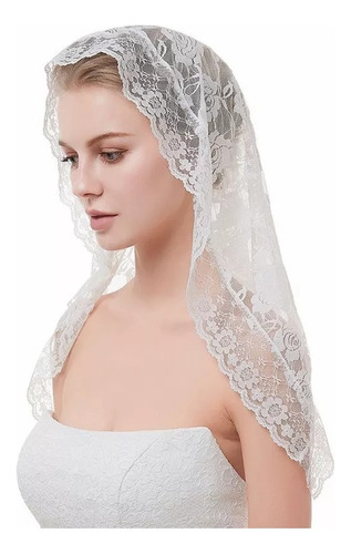 Velo Mantilla De Novia Para Primera Comunión Y Boda