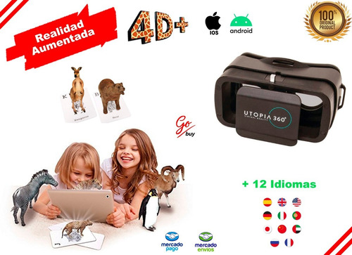 Gafas Realidad Virtual Smartphone 3d Flashcards 4d