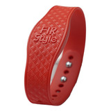 Pulseira Bracelete New Style Equilibrio Nipponflex Vermelho