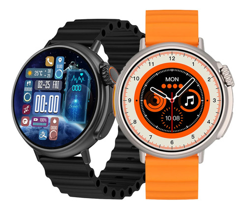 Relógio Masculino Redondo Social Smartwatch Ultra Nfc Novo