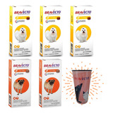 Kit 03 Bravecto Cães 2 A 4,5kg + 02 Bravecto Cães 4,5 A 10kg