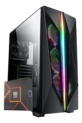 Pc Ryzen 5 7600x Ddr5 32gb 1tb Flow-x Rgb Hk