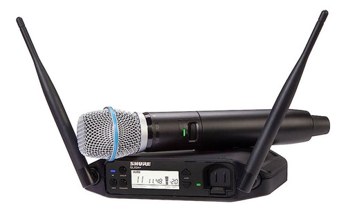 Sistema Inalámbrico Shure Glxd24+/b87a Micrófono De Voz