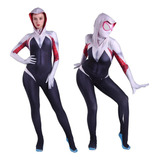 Spiderman Gwen Stacy Ropa Ajustada Mono Traje Adulto