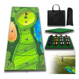 Set De Golf Casual Para Campo De Golf, Tapete De Bateo Para