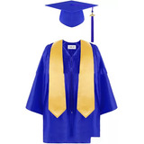 Talla De Gorra Y Bata De Graduación Para Niños