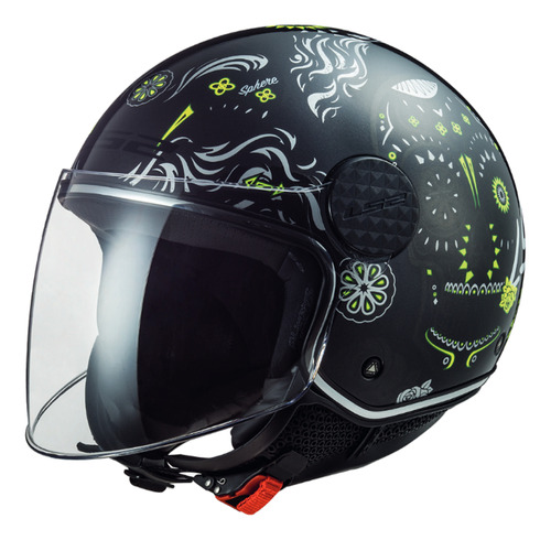 Casco Para Motocicleta Ls2 Sphere Lux Maxca Negro