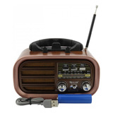 Parlante Bluetooth Retro No2 Radio Altavoz Inalámbrico Audio