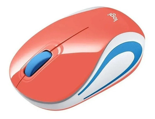 Mouse Logitech Inalambrico M187  Coral