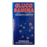 Glucosamina 60 Capsulas Antiinflmatorio Ligamentos Dolor Sabor Sin Sabor