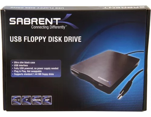 Floppy Externo Usb 3.5'' Marca Sabrent | Lector De Diskettes