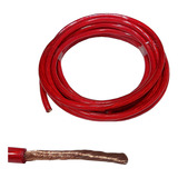 Cable Para Potencia 8 Gauge Rojo Jahro Bobina X 5 Metros