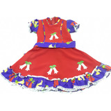 Vestido Rojo Huasa Niña