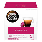 Café Espresso En Cápsula Nescafé Dolce Gusto X16