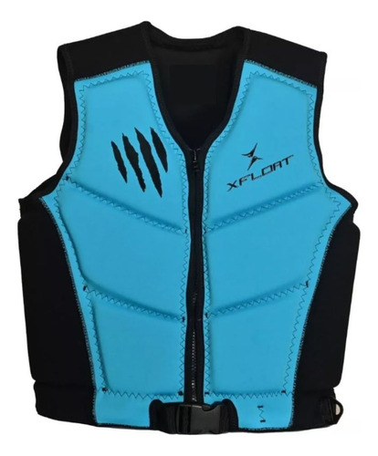 Colete Salva Vidas Neoprene Xfloat Enzo 2.0 Homologado Azul