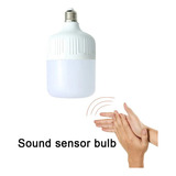 Bombilla Led Con Sensor De Sonido, Control De Voz, Lámpara D