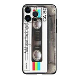 Funda Generica Para iPhone Retro Cassette Camara Silicona