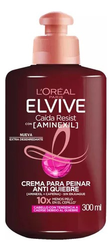 L'oréal Elvive Crema Para Peinar Caída Resist Con Aminexil