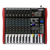 Oyike Mezcladora Mixer De 8 Canales Dj Con 16 Dsp Y Bt Rx80