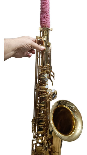 Saxofone Tenor Cecílio  Laqueado Sib + Estojo Solid Sound