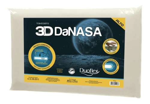 Travesseiro Danasa Alto 3d 13cm Altura - Duoflex