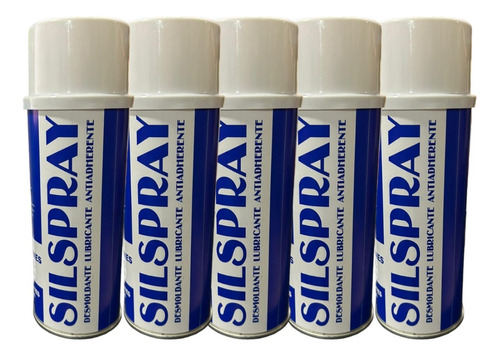 Paquete De 5 Piezas Desmoldante Spray Silspray