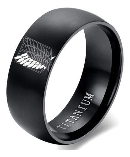 Anillo Shingeki No Kyojin  Legion De Reconocimiento Titanio