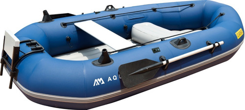 Bote Inflable  Aquamarina Con Soporte De Motor Combustion