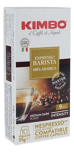 Café 100% Arábica Cápsulas Comp. Nespresso Espresso Barista