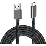 Cable De Carga Usb C Para Baterias De Nailon Compatible Con