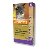 Antipulgas Advocate Gatos 4 À 8kg - 0,8 Ml Com  3 Pipetas   