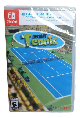 Instant Tennis Nuevo Físico De Código Sellado Para Switch