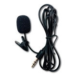 Microfono Lavalier Solapa Clip Condensador Pop 3.5mm 