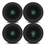 04 Subwoofer Magnum Rex Green 400w Rms Grave Forte 10 Pol