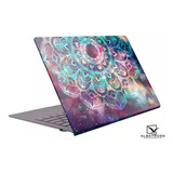 Skin Adesivo Para Notebook 15 Polegadas -mandala Psicodélica