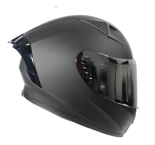 Casco Deportivo Rmm Cerrado C/aleron Ecer2205 Negro Mate