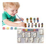 Figuras En Yeso Para Pintar Kit Creativo De Pintura Niños