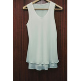 Vestido Corto / Blusa Larga Noche Fiesta Capas T M V.urquiza