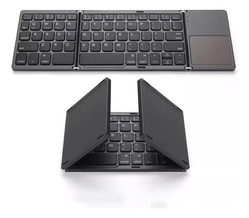 Teclado Plegable Portatil Inalambrico Bluetooth Con Touchpad