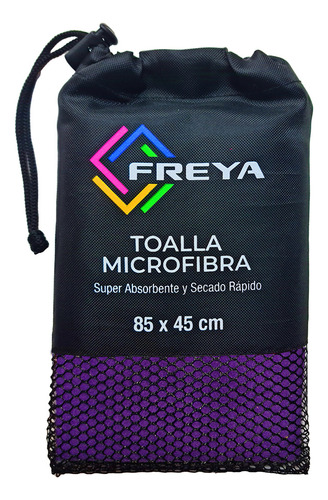 Toalla Microfibra Super Absorvente Peluqueria Morado 85*45cm