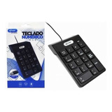 Teclado Usb Numérico Compacto P/ Notebook C/ Fio Knup