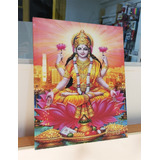 Cuadro Decorativo Canvas 50x40 Cm - Diosa Hindu Lakshmi