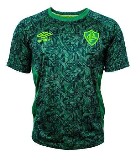 Camisa Fluminense Umbro 2024 Treino Verde Licenciado