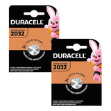 Cr 2032 Duracell Tipo Moneda 2 Piezas Cr2032